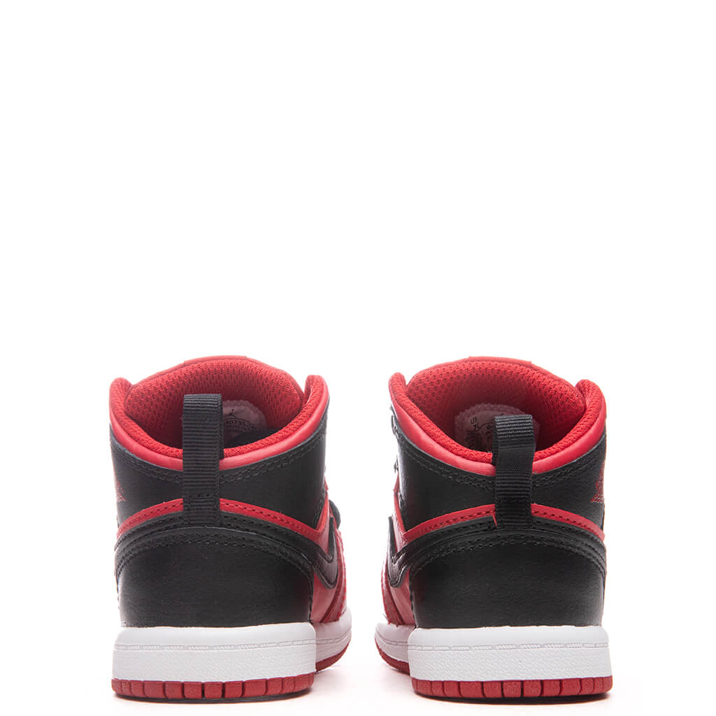 Air Jordan 1 Mid (TD) - Gym Red/Black/White