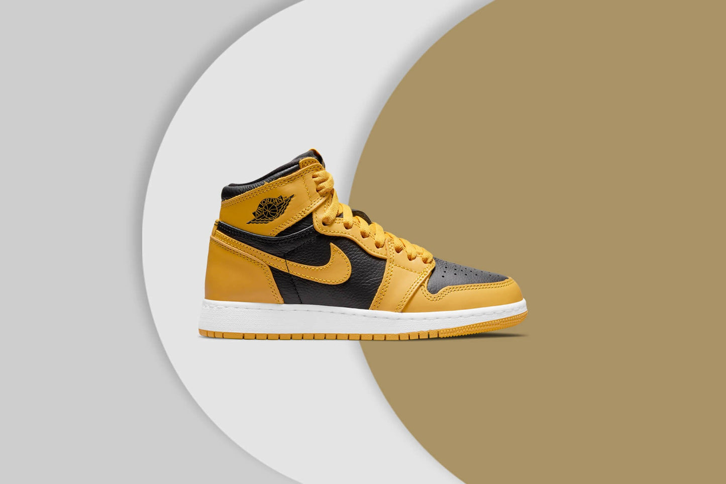 Air Jordan 1 Retro High OG 'Pollen' (GS) - Yellow/Black