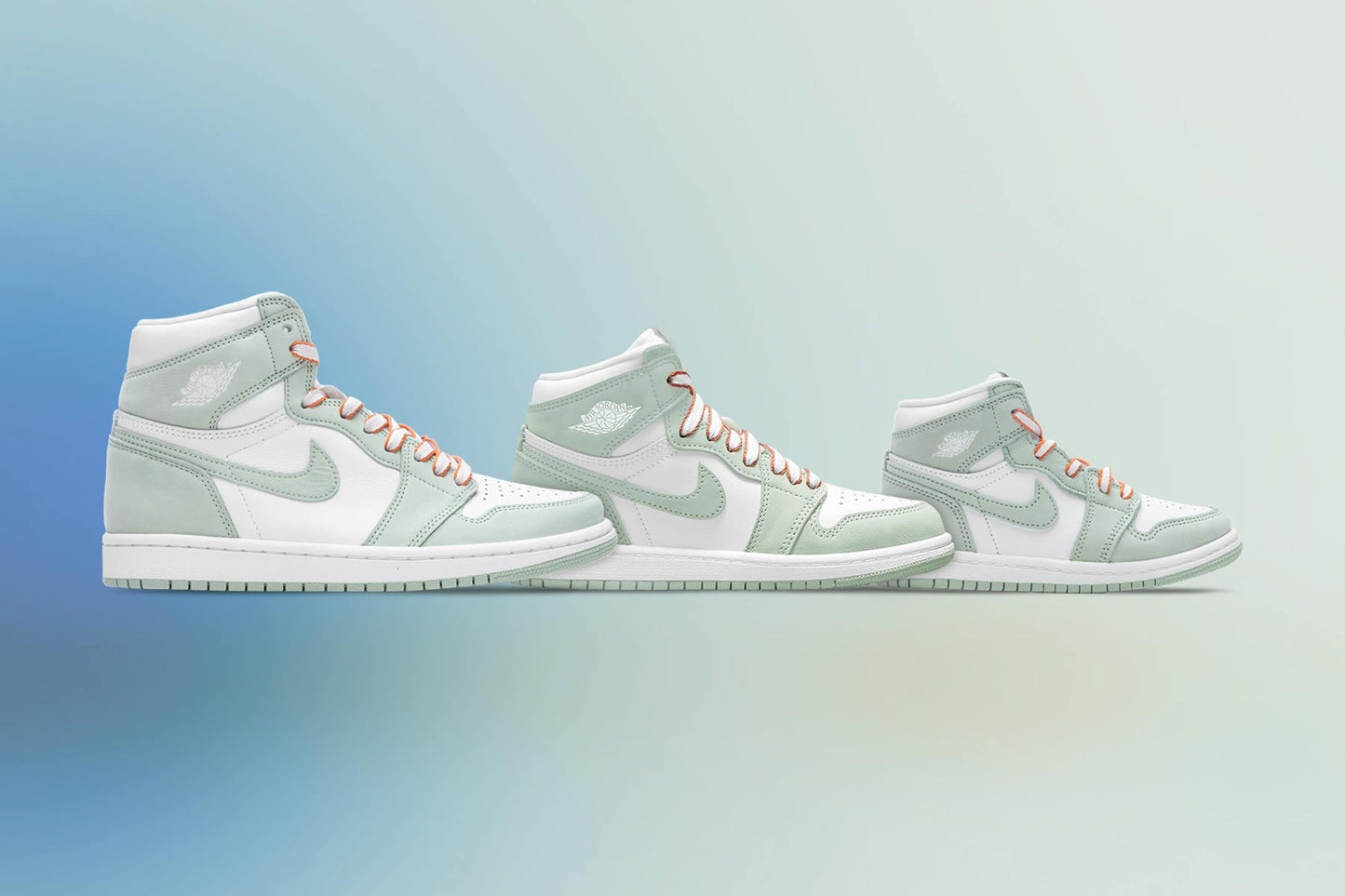 Air Jordan 1 High OG (PS) - Seafoam/White/Healing Orange