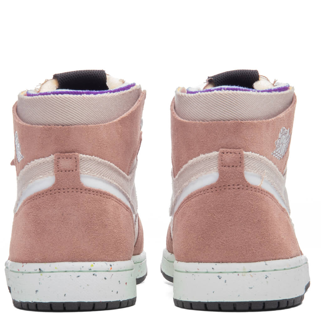 Air Jordan 1 Zoom Cmft - Fossil Stone/White/Fossil Rose