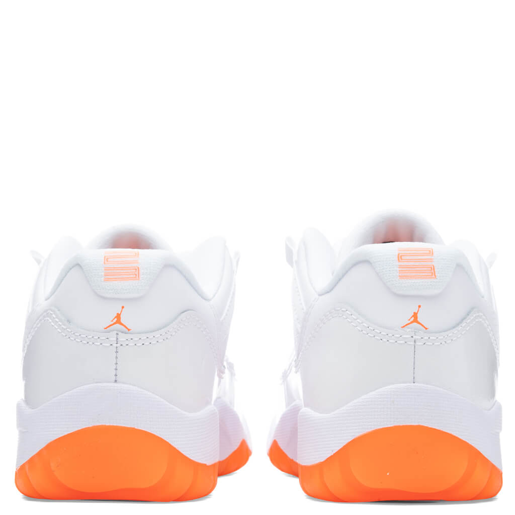 Air Jordan 11 Retro Low (PS) - White/Bright Citrus