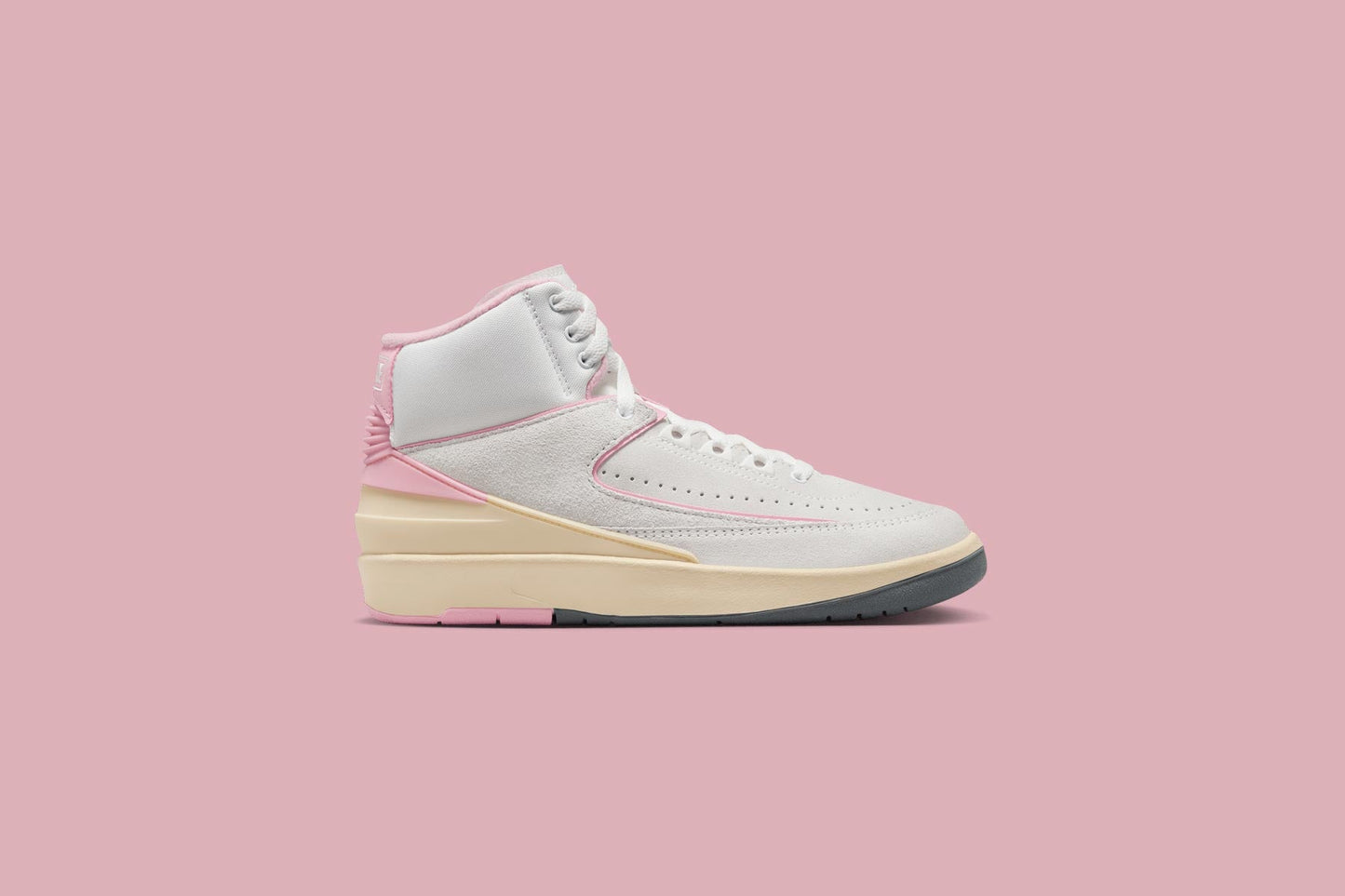 Women's Air Jordan 2 Retro 'Soft Pink' - Summit White/Gym Red/Medium Soft Pink