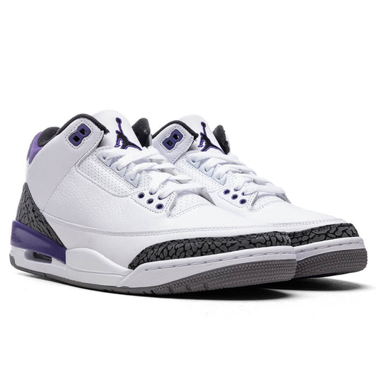 Air Jordan 3 Retro - White/Black/Dark Iris
