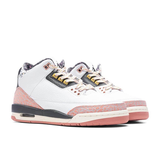 Air Jordan 3 Retro (GS) 'Vintage Floral' - White/Anthracite/Red Stardust