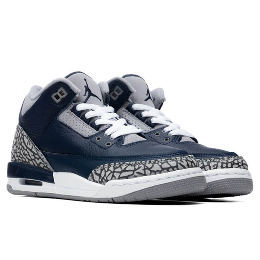 Air Jordan 3 Retro (GS) - Midnight Navy/Cement Grey