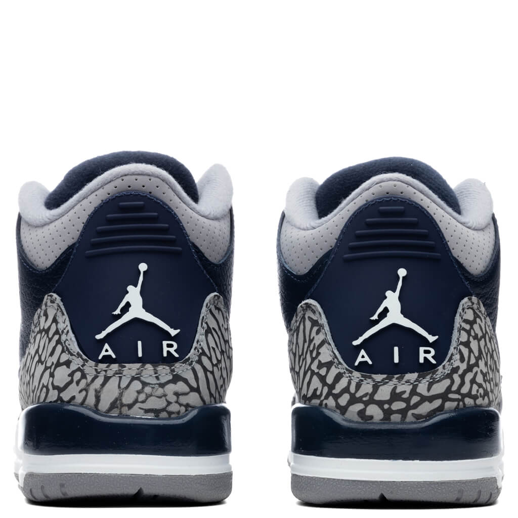 Air Jordan 3 Retro (GS) - Midnight Navy/Cement Grey