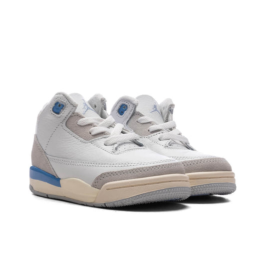 Air Jordan 3 Retro 'Lucky Shorts' (TD) - Summit White/Hydrogen Blue/Legend Blue