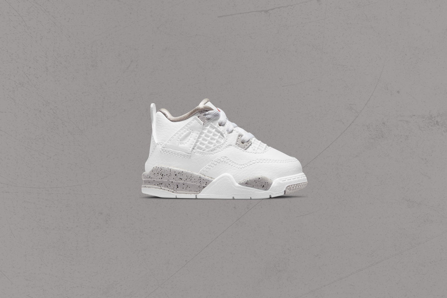 Air Jordan 4 Retro (TD) - White/Fire Red