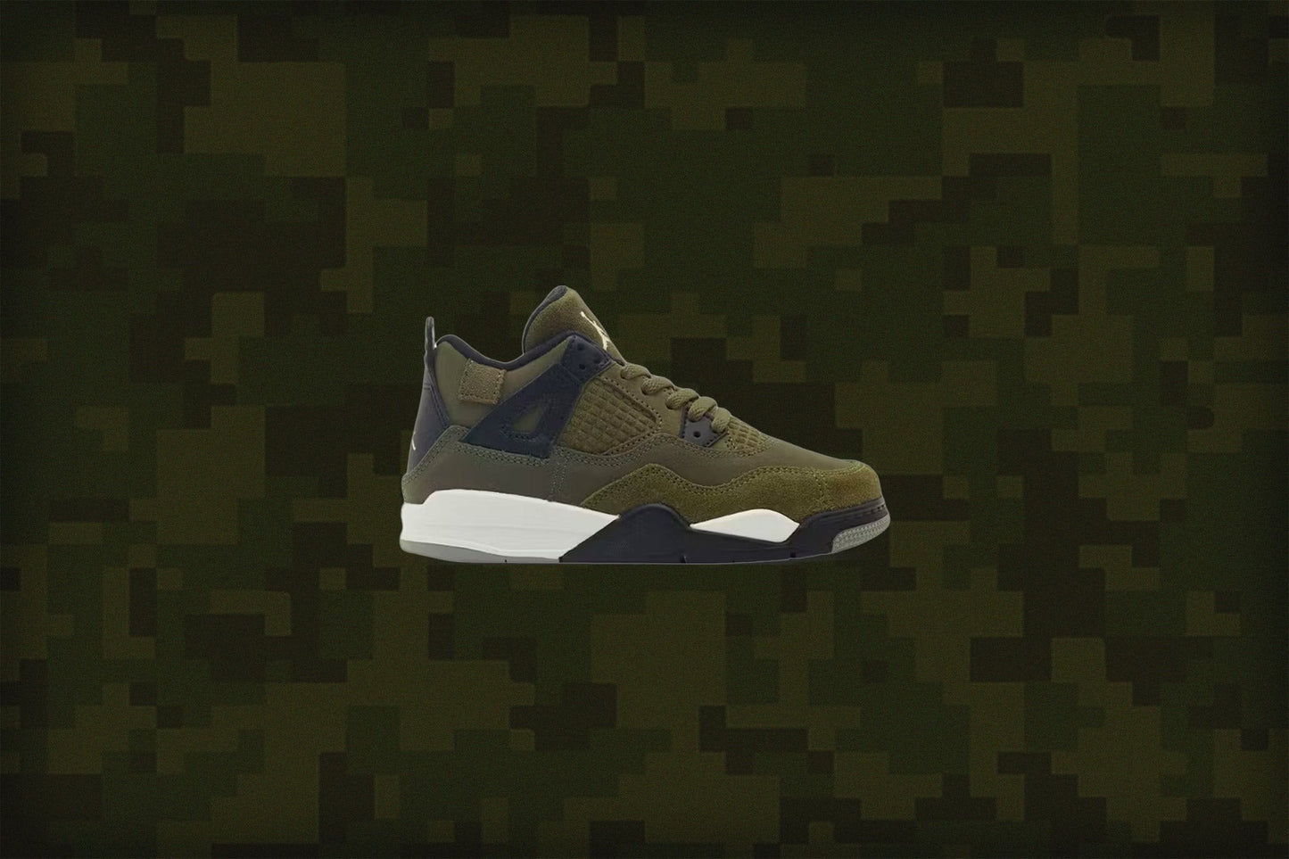 Air Jordan 4 Retro SE Craft (PS) - Medium Olive/Pale Vanilla/Cargo Khaki