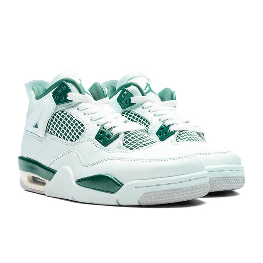 Air Jordan 4 Retro (GS) 'Oxidized Green' - White/Oxidized Green/White