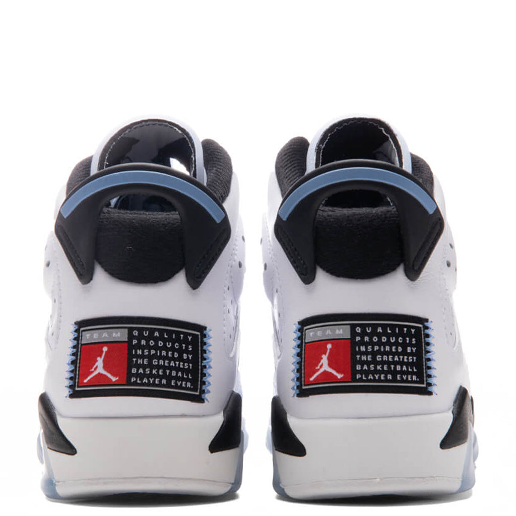 Air Jordan 6 Retro "UNC" (GS) - University Blue/White/Black/College Navy