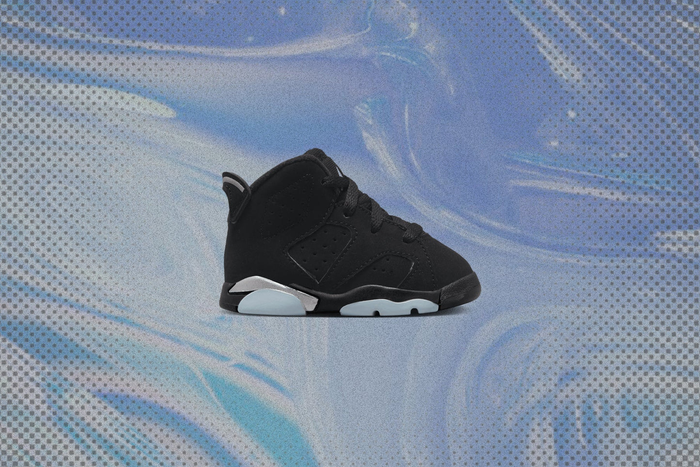 Air Jordan 6 Retro (TD) - Black/Metallic Silver/Black