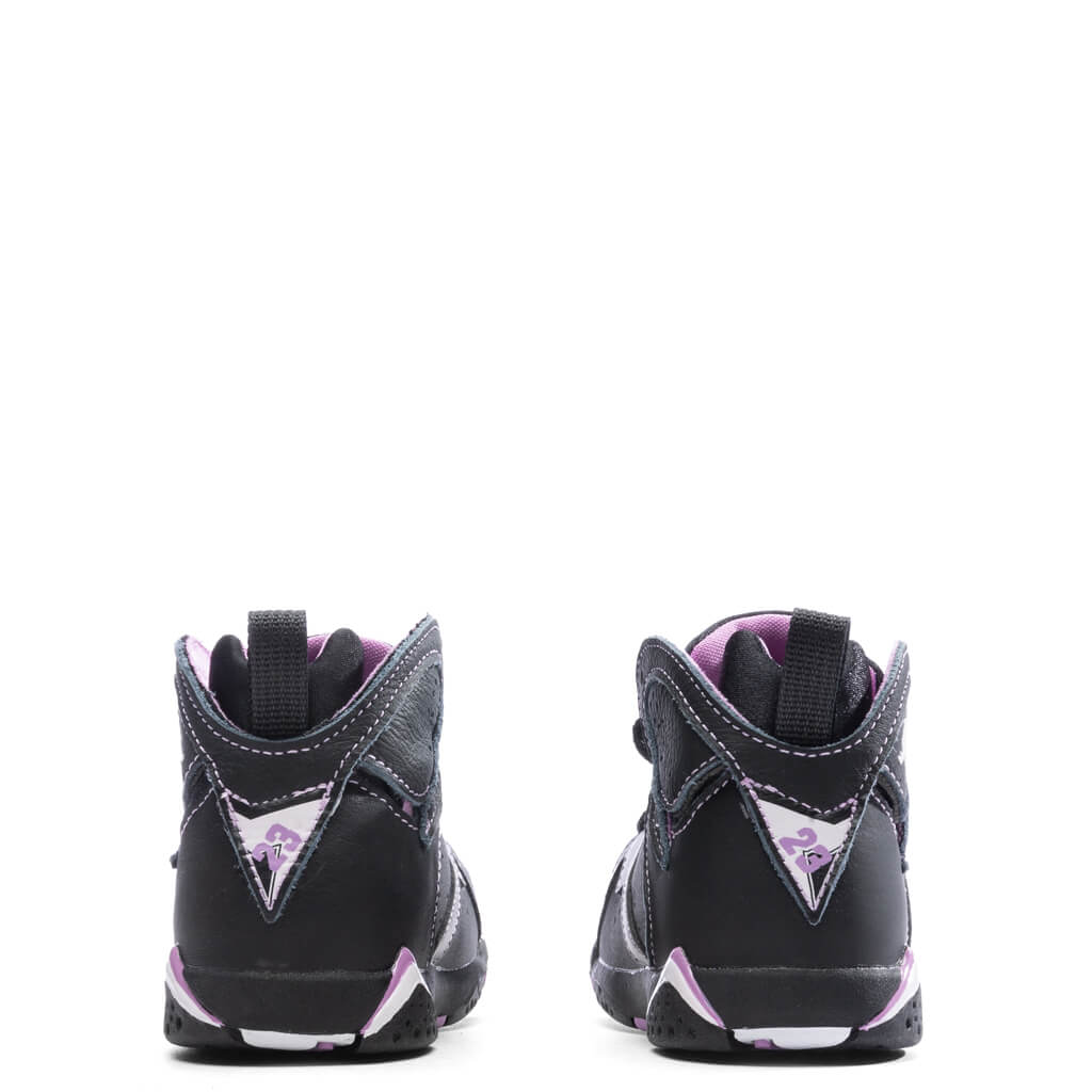 Air Jordan 7 Retro (TD) - Black/Barely Grape/Rush Fuchsia
