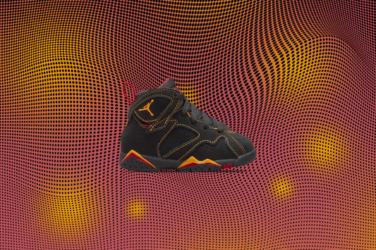 Air Jordan 7 Retro (TD) 'Citrus' - Black/Citrus/Varsity Red