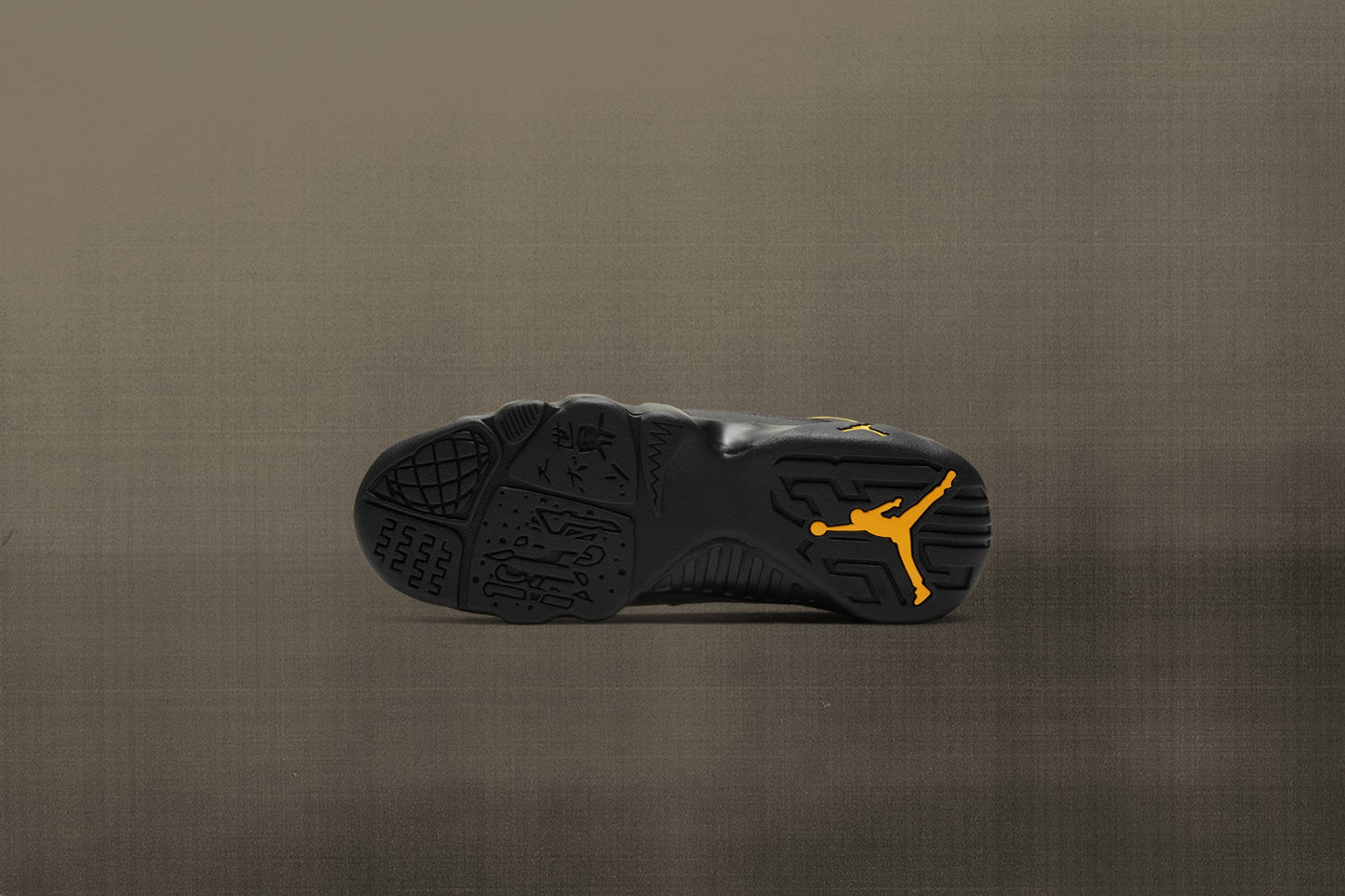 Air Jordan 9 Retro (GS) "University Gold" - Black/Dark Charcoal
