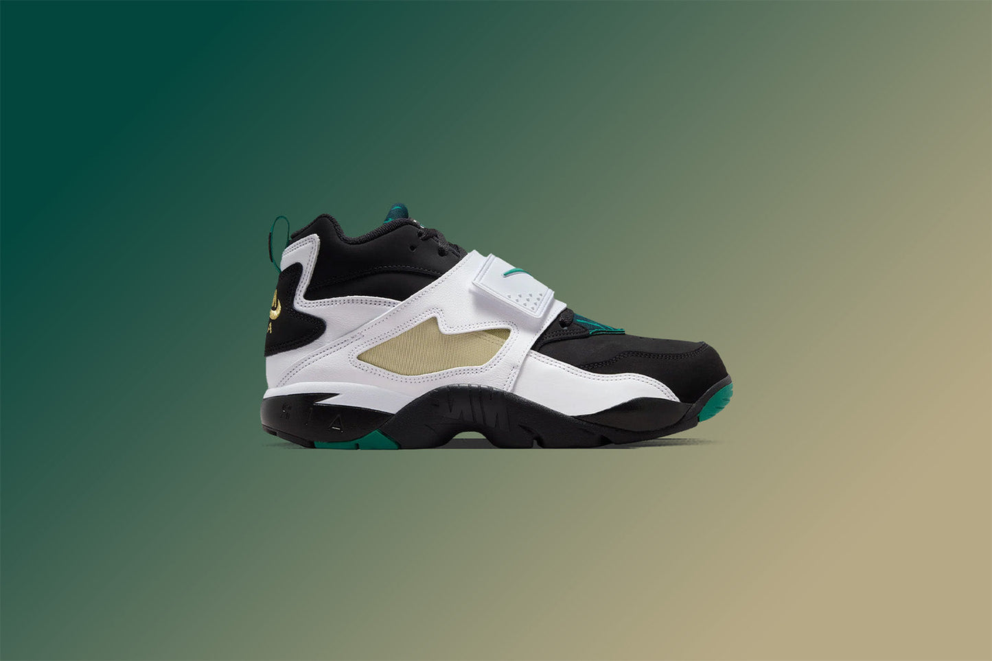 Air Diamond Turf 93 'Emerald' - Black/Mystic Green/White/Golden Tussah