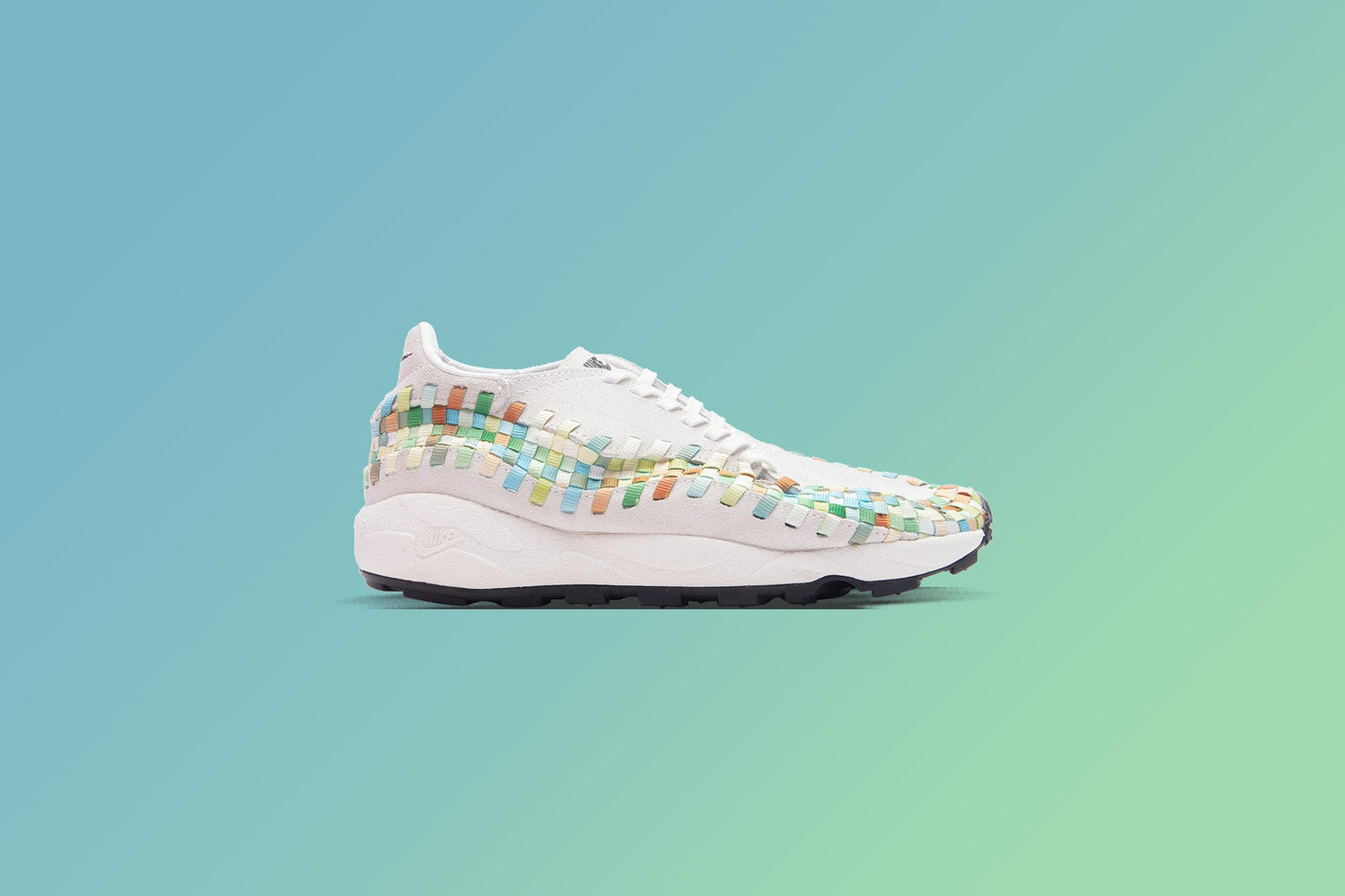 Women's Air Footscape Woven - Summit White/Black/Multi-Color