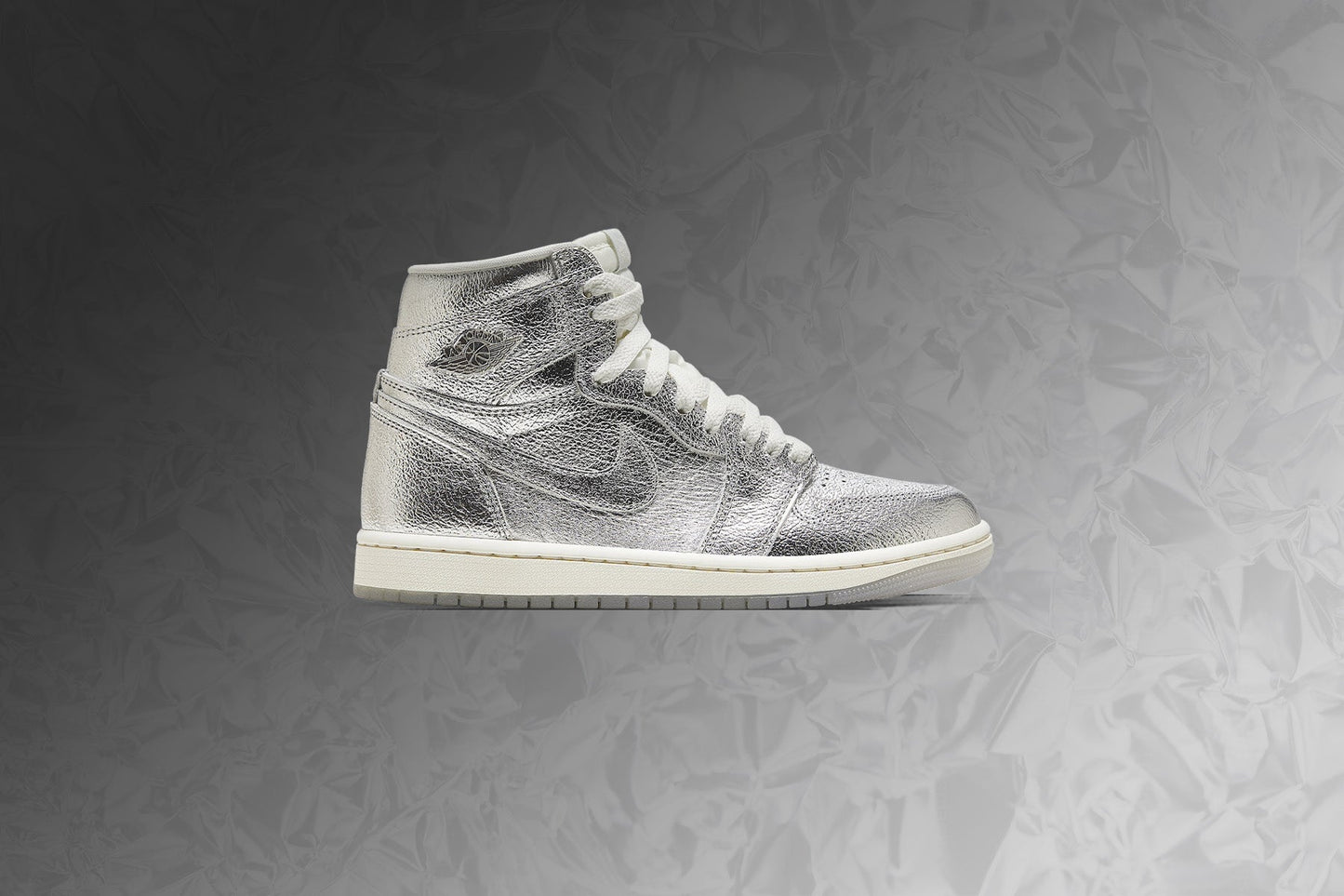 Women's Air Jordan 1 Retro Hi OG - Metallic Silver/Photon Dust/Sail