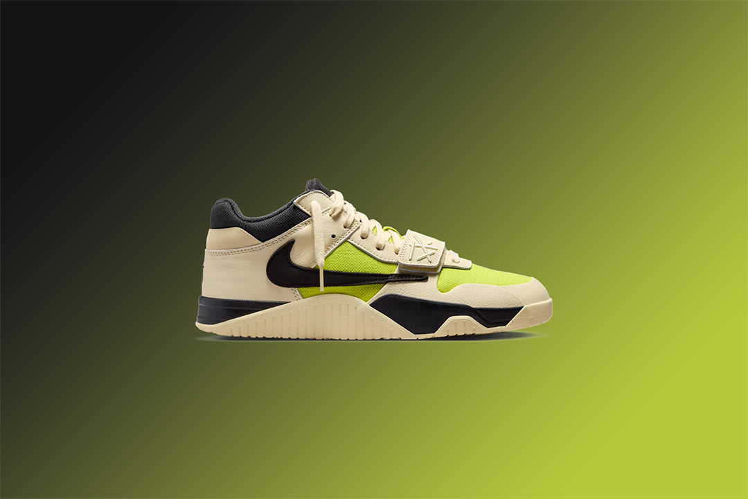 Air Jordan x Travis Scott CJ1 T-Rexx 'Bright Cactus' - Muslin/Black/Bright Cactus