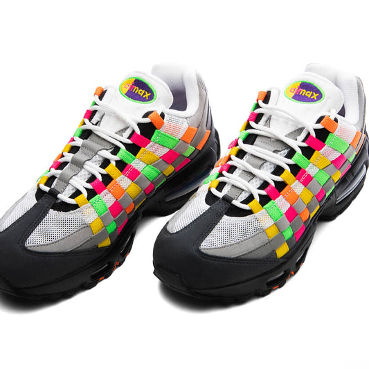 Air Max 95 Big Bubble Woven 'Multi' - White/Purple Dynasty/Pearl Grey