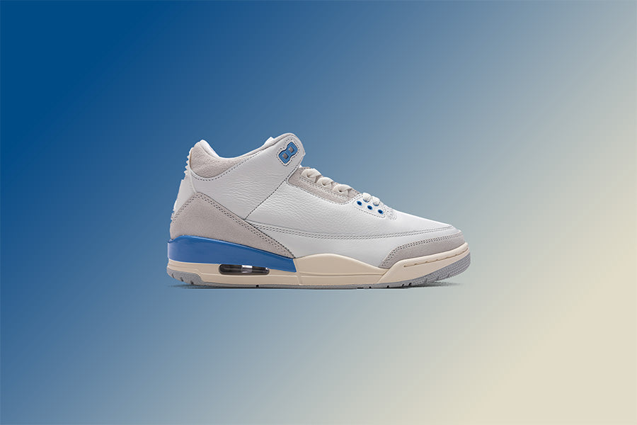 Air Jordan 3 Retro 'Lucky Shorts' - Summit White/Hydrogen Blue/Legend Blue
