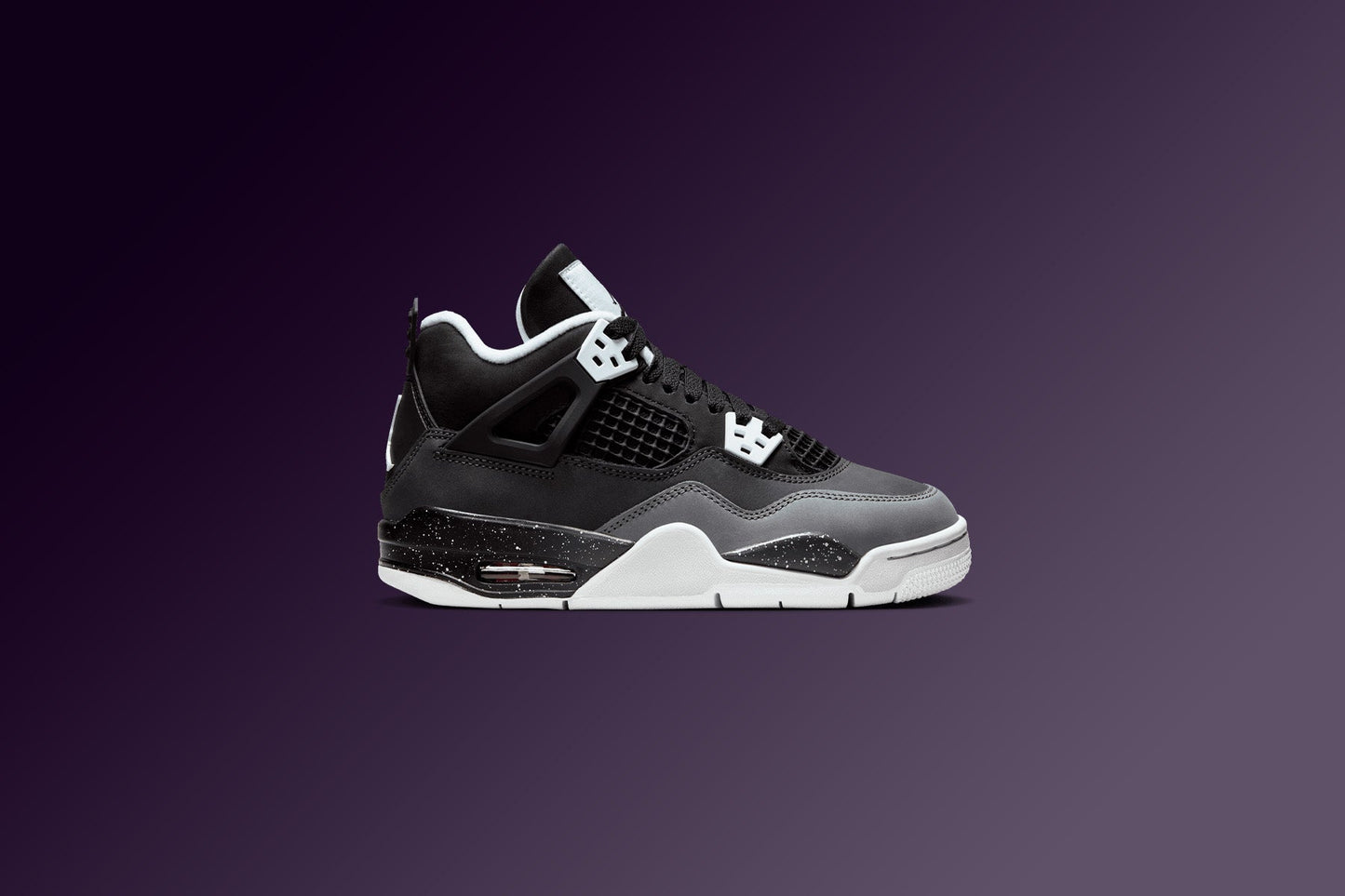 Air Jordan 4 Retro (GS) Fear - Black/White/Anthracite/Black
