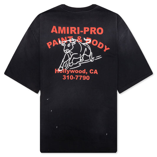 Amiri Bull Oversized Tee - Black