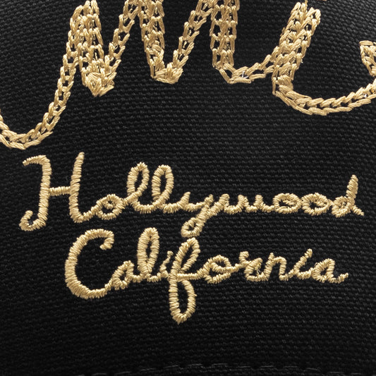 Amiri Hollywood Canvas Hat - Black