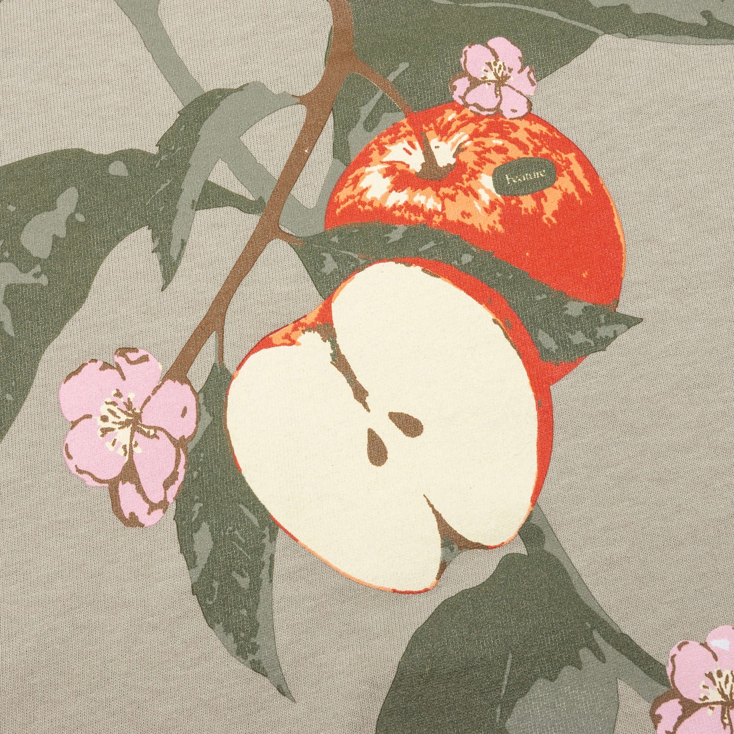 Apple Blossom Tee - Oil Green