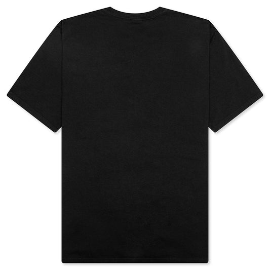 Arched Pigmented Dyed Tee - Black