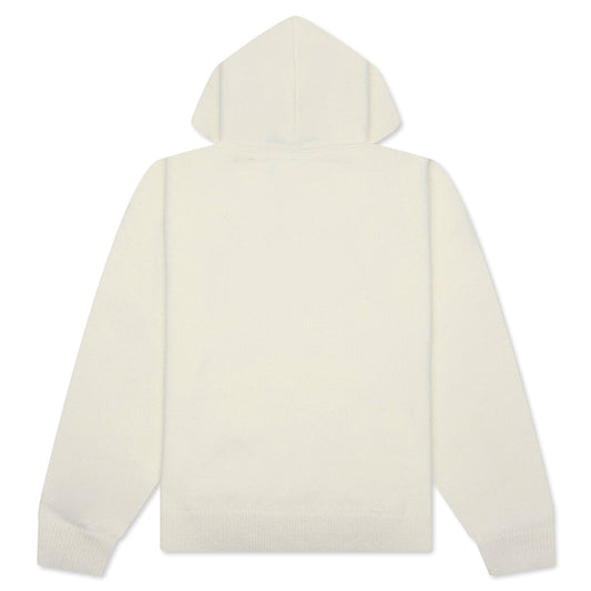 Art Knit Hoodie - Bone
