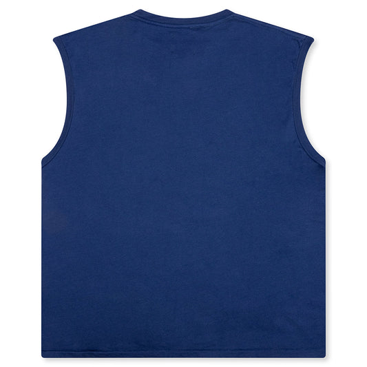 Augi Sleeveless Tee - Navy