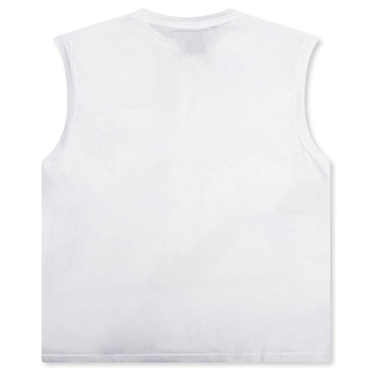 Augi Sleeveless Tee - White