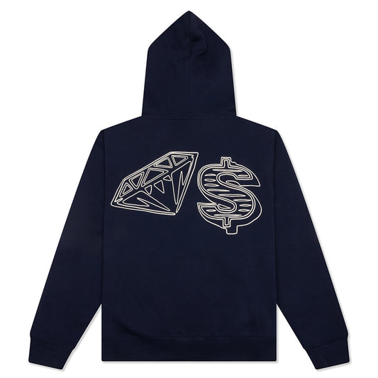 Karat Hoodie - Navy Blazer