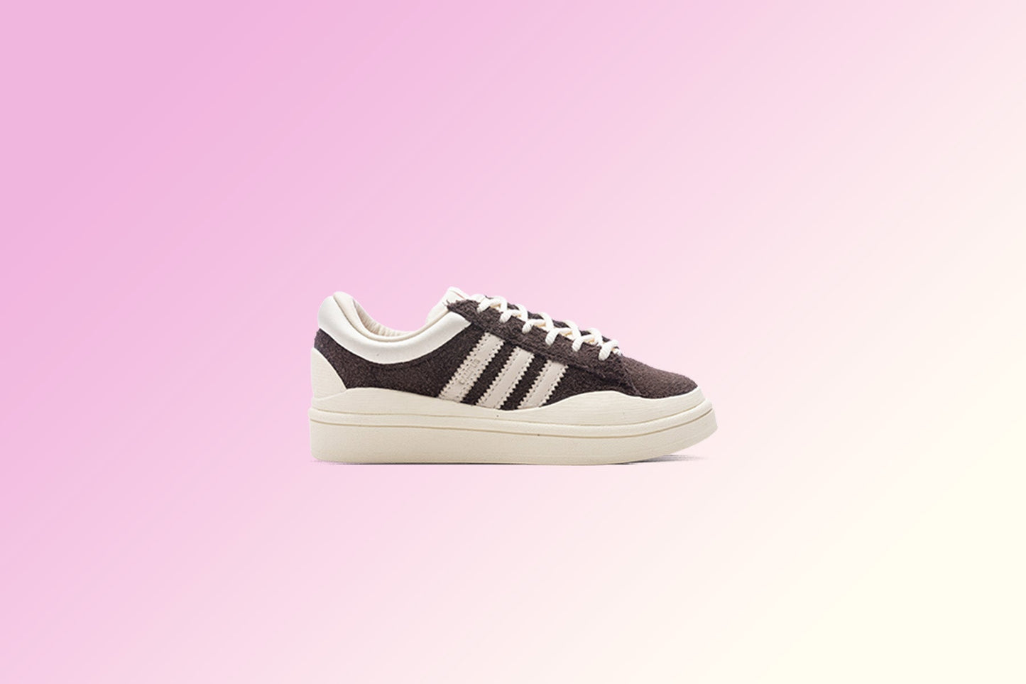 adidas Originals x Bad Bunny Last Campus Kids - Dark Brown/Dark Brown/Clear Pink