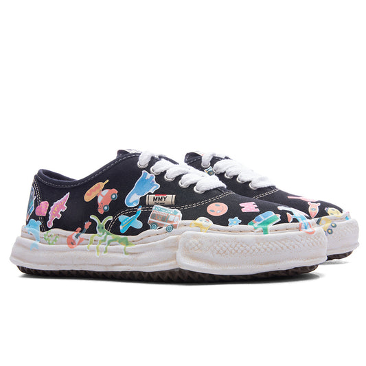 Baker Low OG Sole Canvas Stickers Print - Black