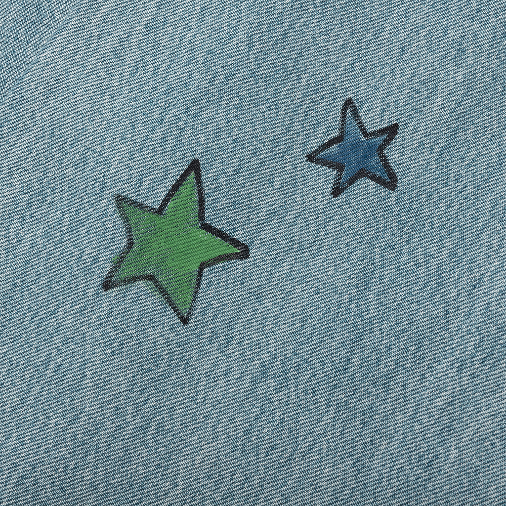 Bandaid Baggy Jeans - Light Washed