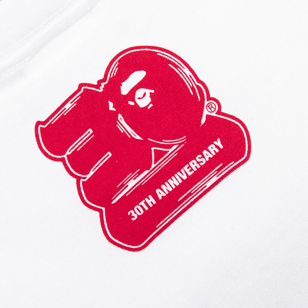 Bape 30th Anniversary Tee #1 M - White/Red