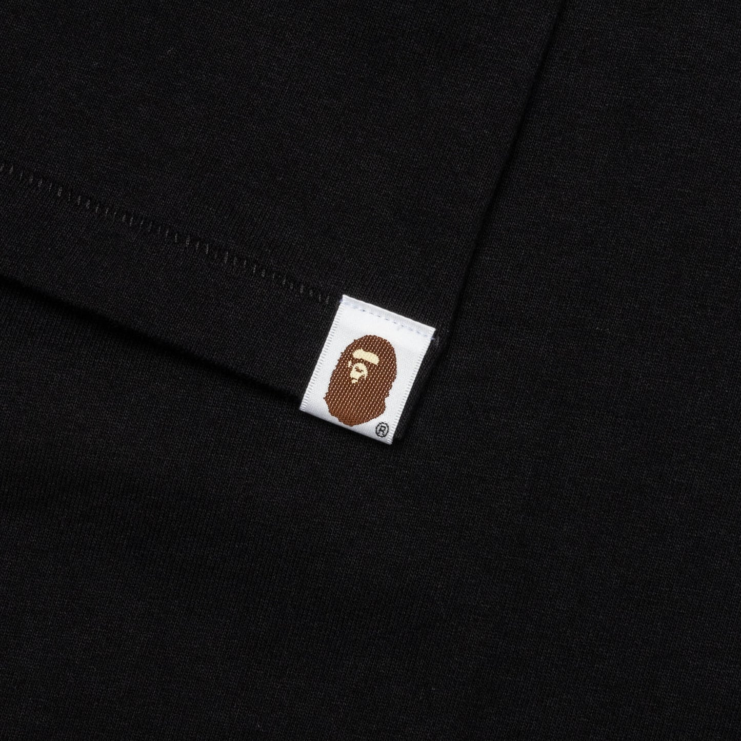 Bape Check Big Ape Head Tee - Black