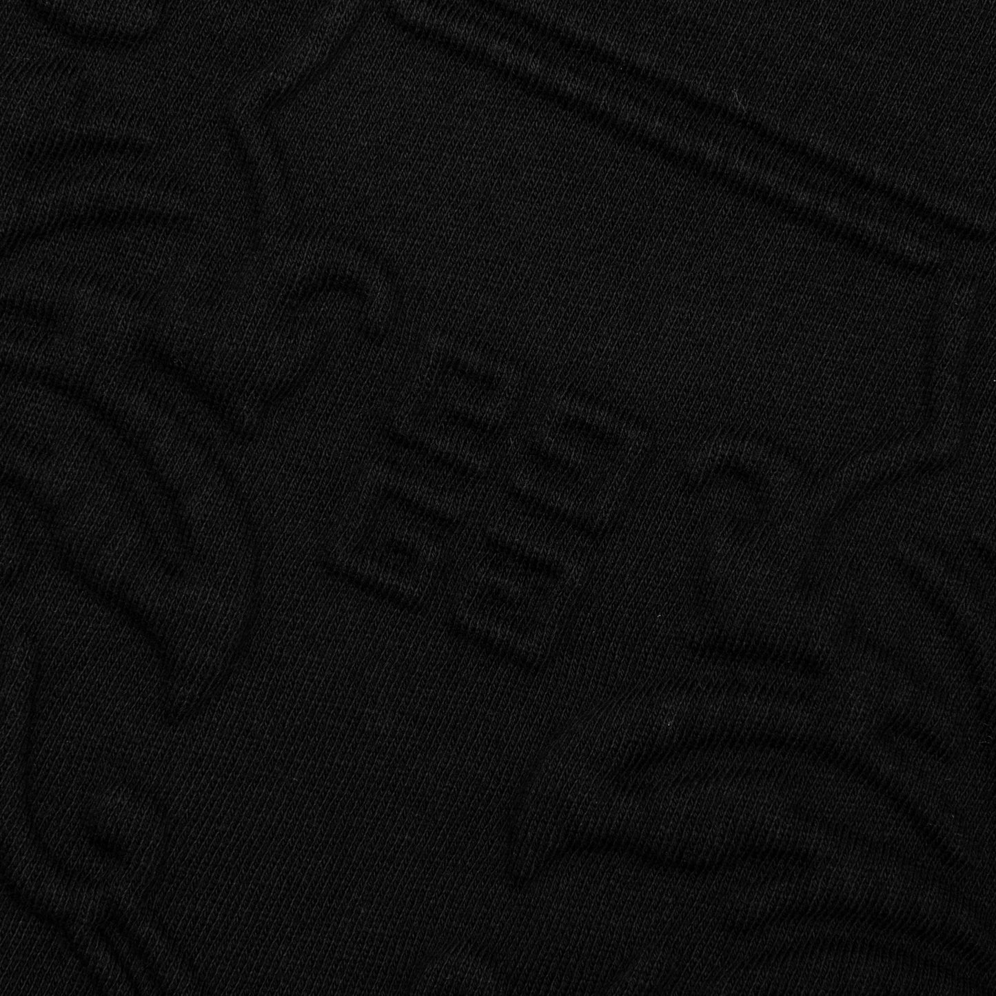 Baroque Embossing Hoodie - Black
