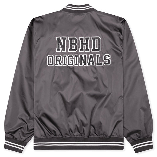 Baseball Jacket - Charcoal