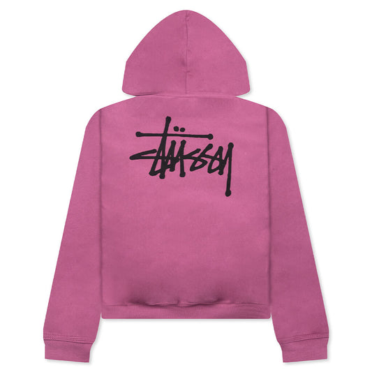 Basic Stussy Hoodie - Berry