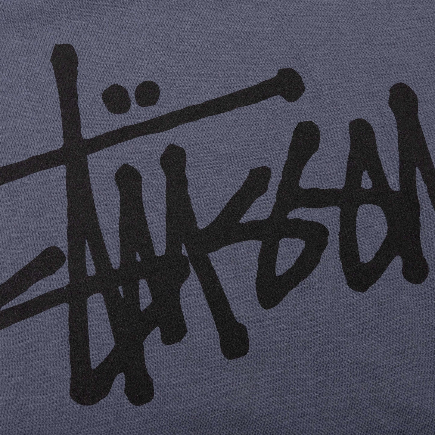 Basic Stussy Pigment Dyed L/S Tee - Indigo