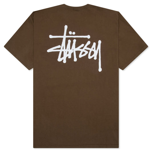 Basic Stussy Pigment Dyed Tee - Brown