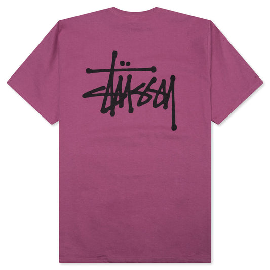 Basic Stussy Tee - Berry