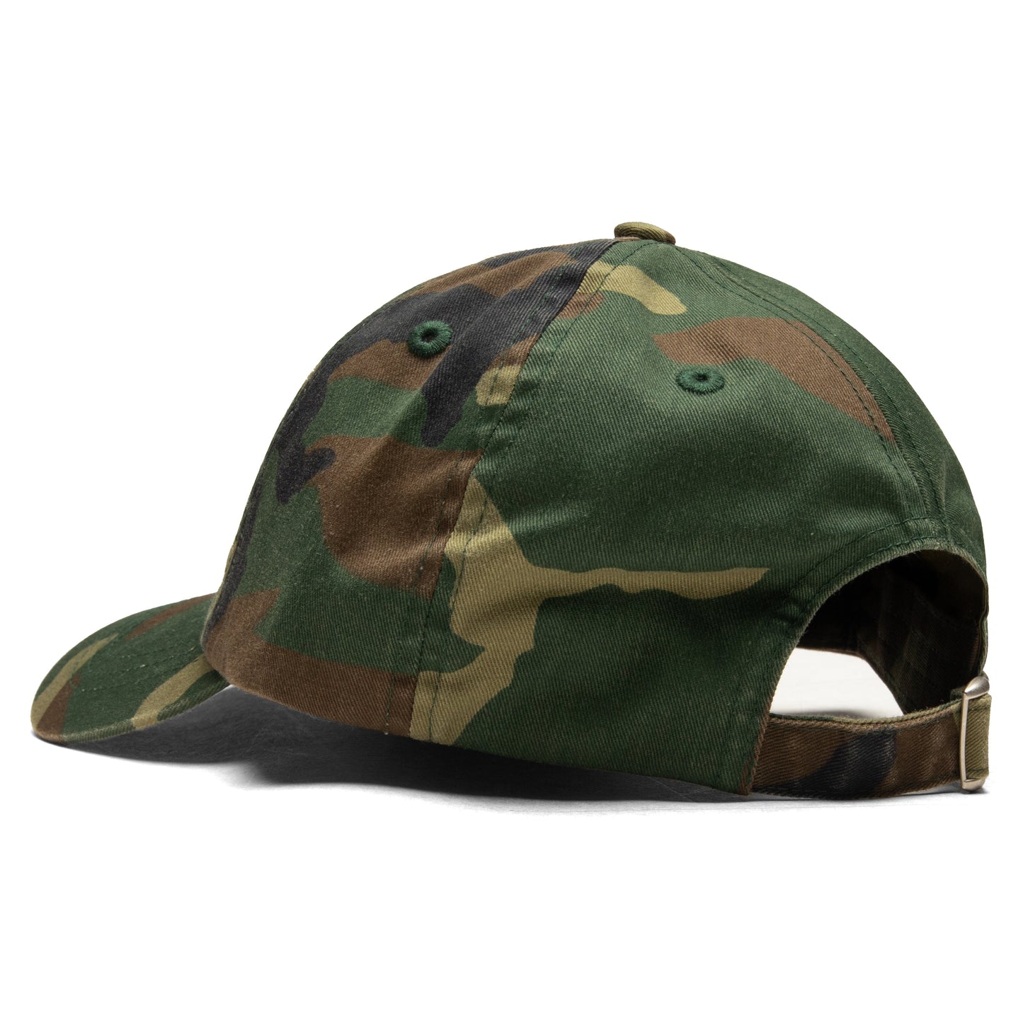 Basic Washed Low Pro Cap - Woodland Camo