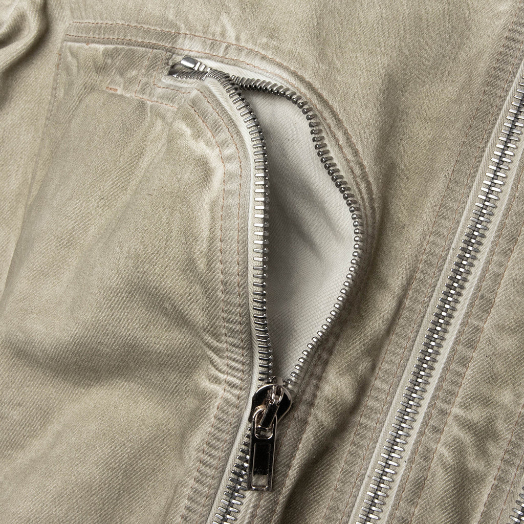 Bauhaus Flight Denim Bomber Jacket - Sand
