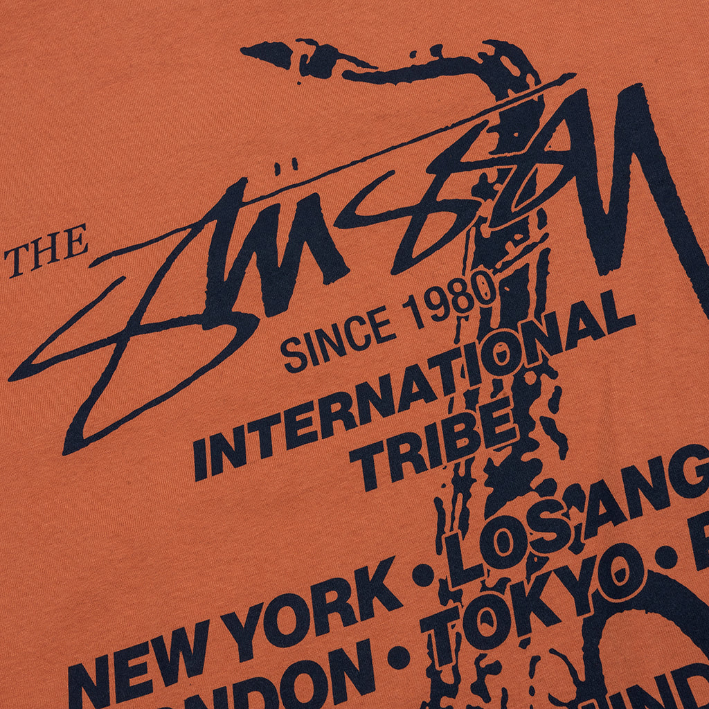 Beat Sounds Pigment Dyed Tee - Rust