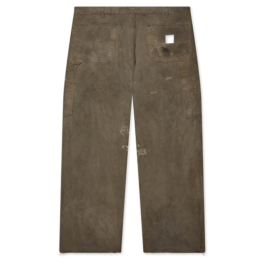 Been Thru It Waxed Canvas Double Knee Pant - Brown