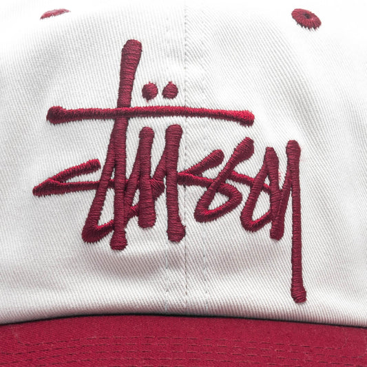 Big Basic Vintage Cap - Natural/Wine